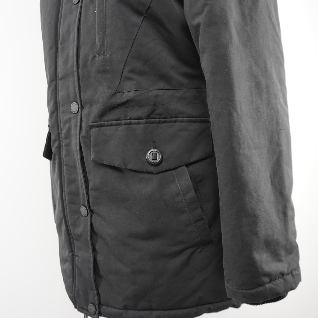 Women's Parka Superdry. Black. M. Used. Good