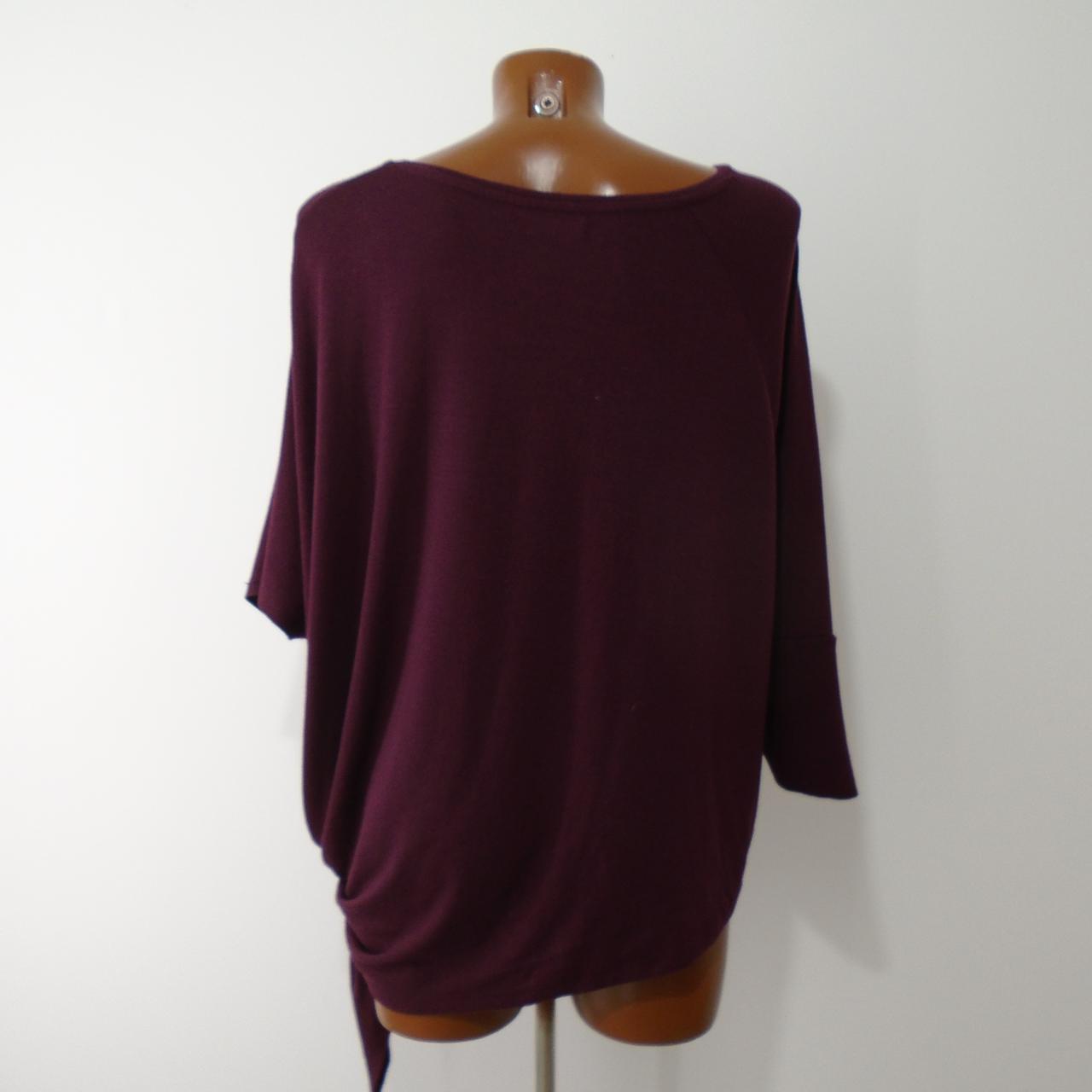 Women's Blouse Bershka. Bordeaux. L. Used. Good