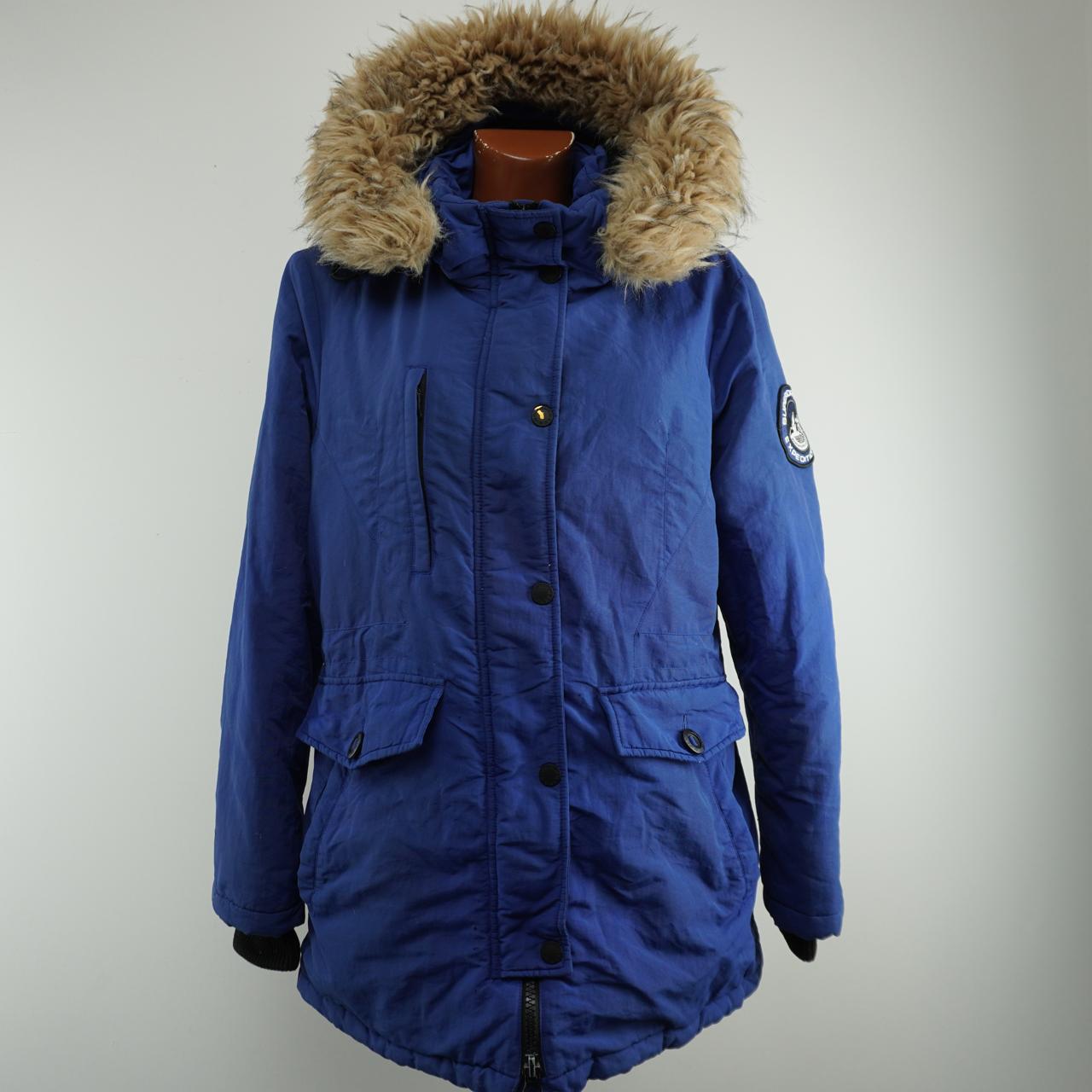 Women's Parka Superdry. Dark blue. XL. Used. Satisfactory