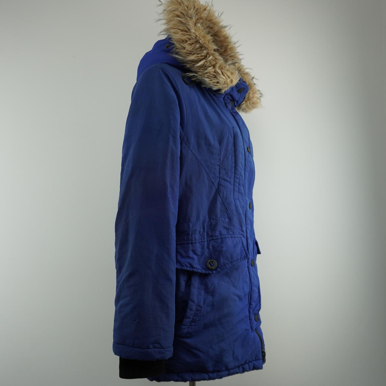 Women's Parka Superdry. Dark blue. XL. Used. Satisfactory