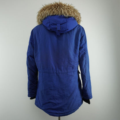 Women's Parka Superdry. Dark blue. XL. Used. Satisfactory