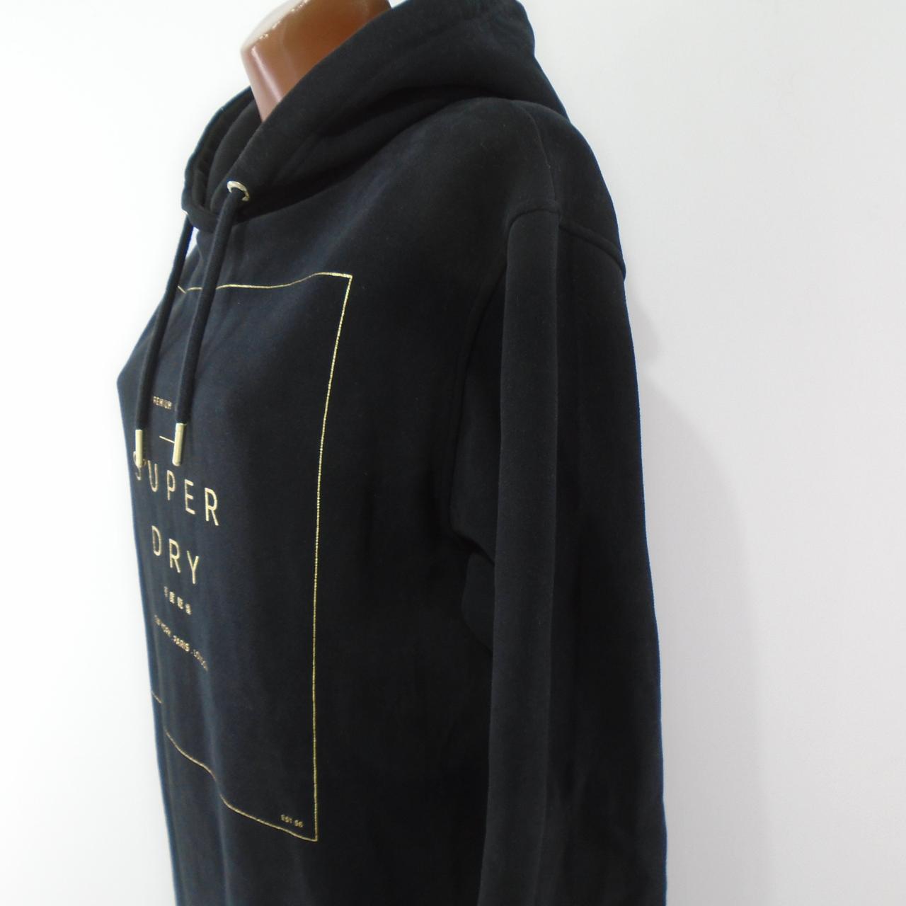 Women's Hoodie Dress Superdry. Black. L. Used. Good