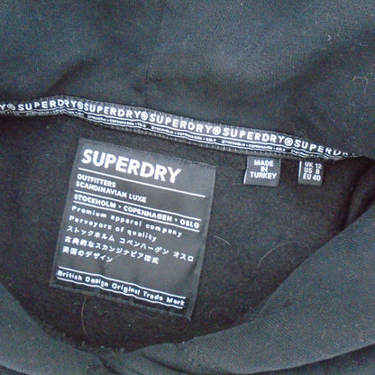 Women's Hoodie Dress Superdry. Black. L. Used. Good