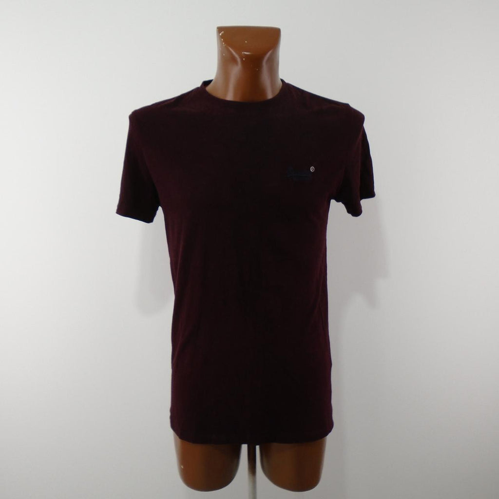 Men's T-Shirt Superdry. Bordeaux. S. Used. Good