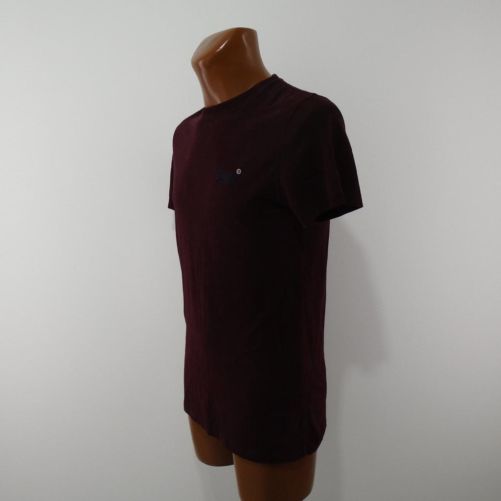 Men's T-Shirt Superdry. Bordeaux. S. Used. Good