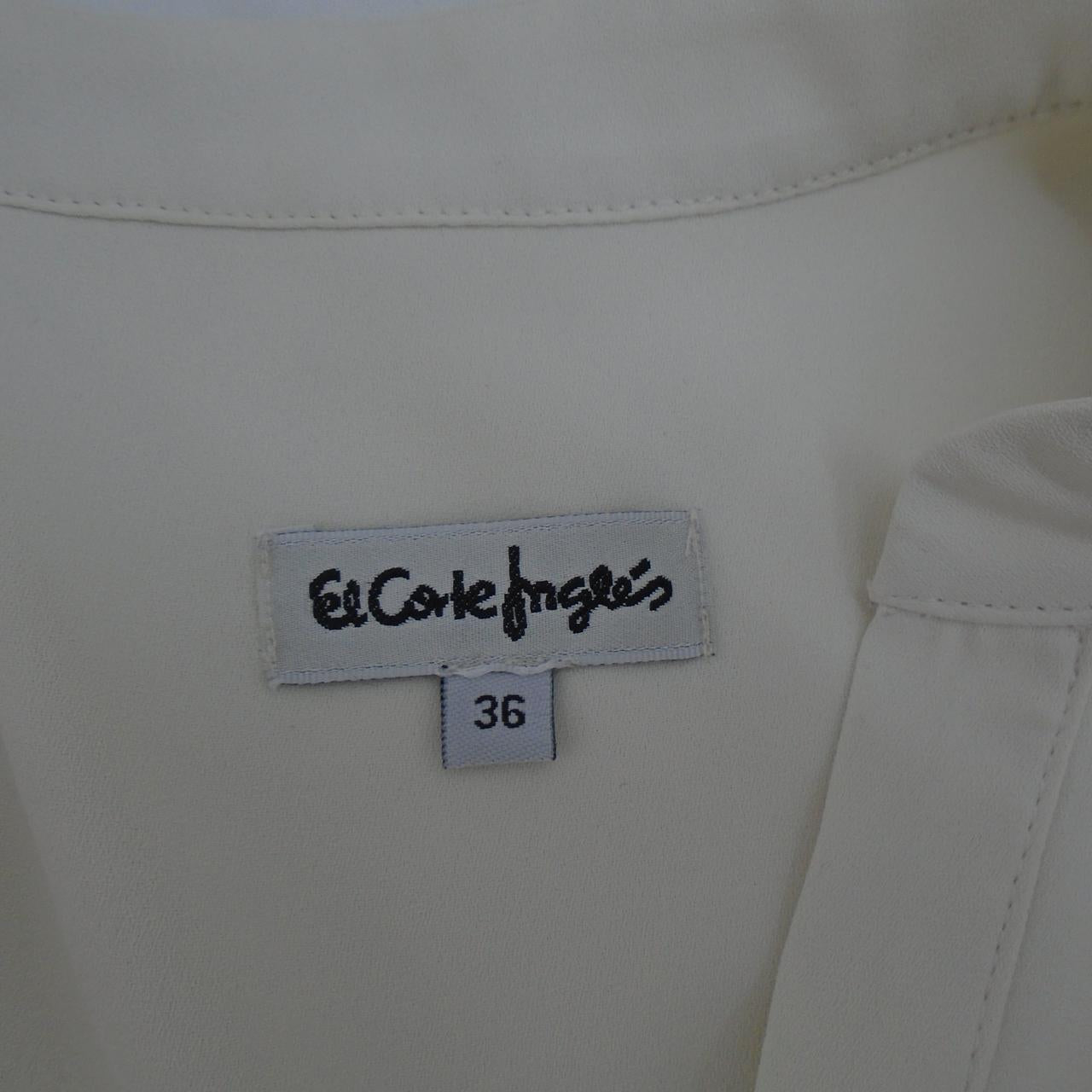 Blusa Mujer El Corte Inglés. Beige. S. Usado. Bien