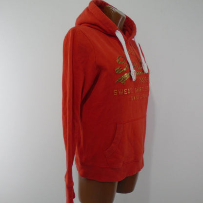 Sudadera con capucha para mujer Superdry. Naranja. L. Usado. Bien