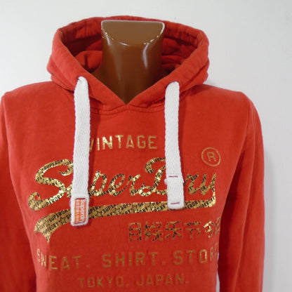 Women's Hoodie Superdry. Orange. L. Used. Good