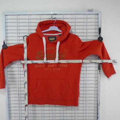 Sudadera con capucha para mujer Superdry. Naranja. L. Usado. Bien