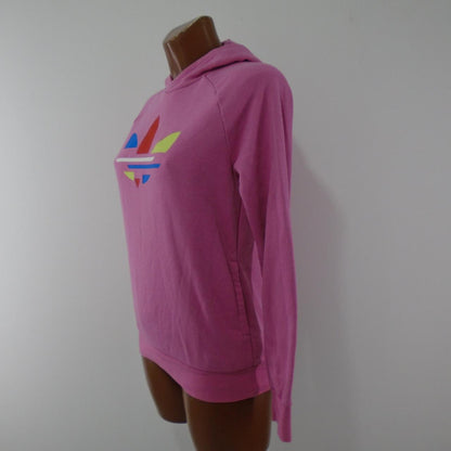 Sudadera con capucha para mujer Adidas. Rosa. Talla S. Usada. Buena calidad