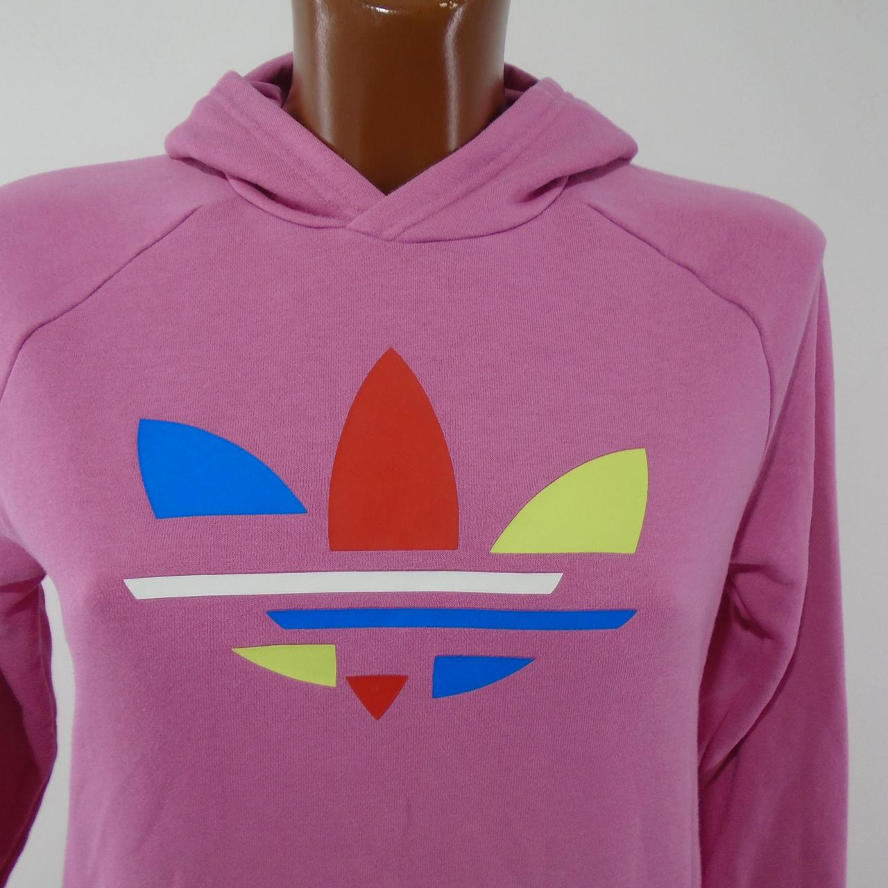 Sudadera con capucha para mujer Adidas. Rosa. Talla S. Usada. Buena calidad