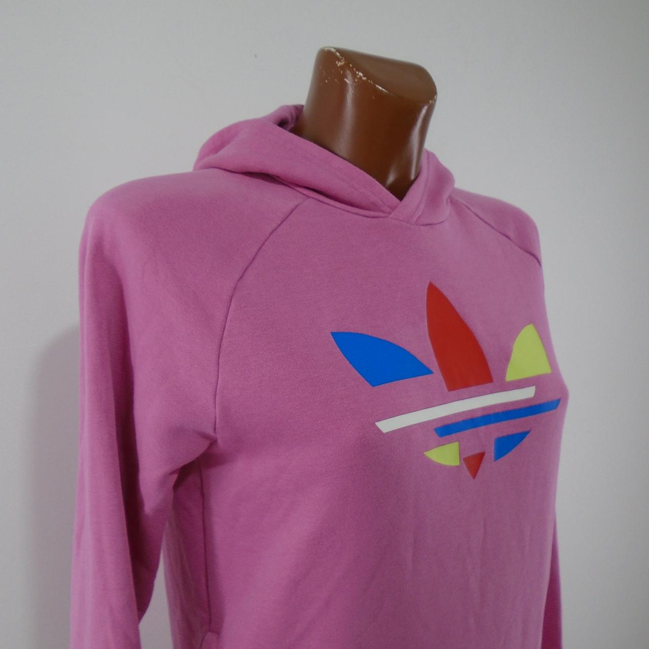 Sudadera con capucha para mujer Adidas. Rosa. Talla S. Usada. Buena calidad