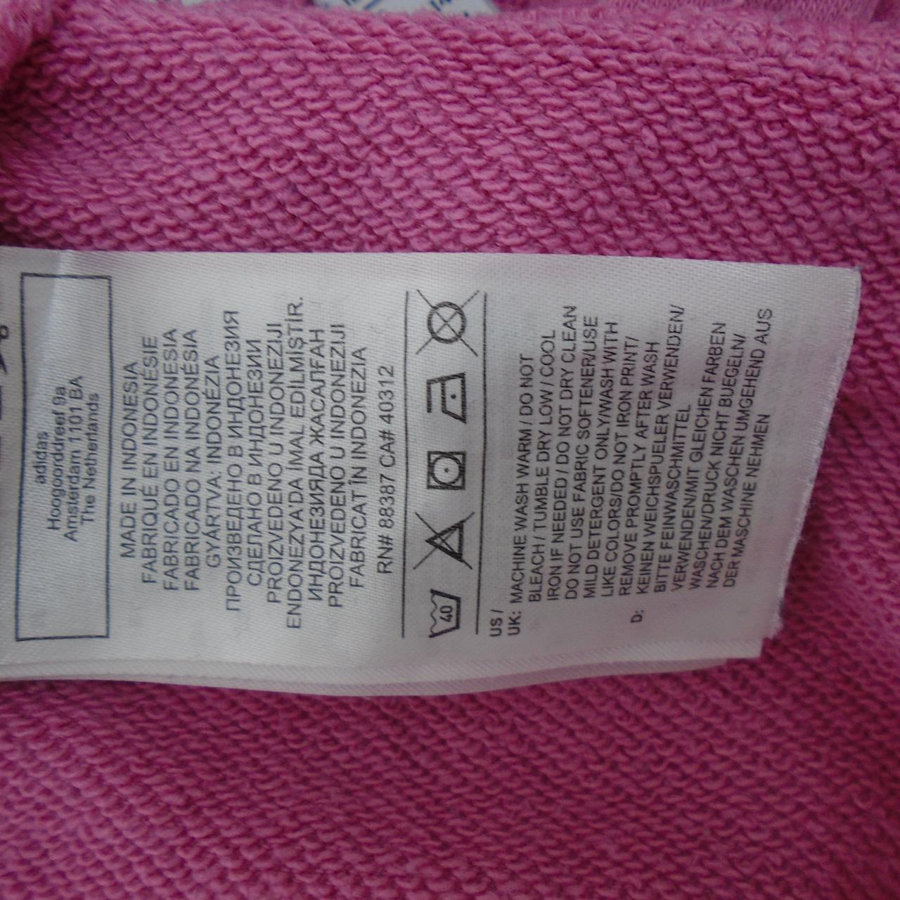 Sudadera con capucha para mujer Adidas. Rosa. Talla S. Usada. Buena calidad