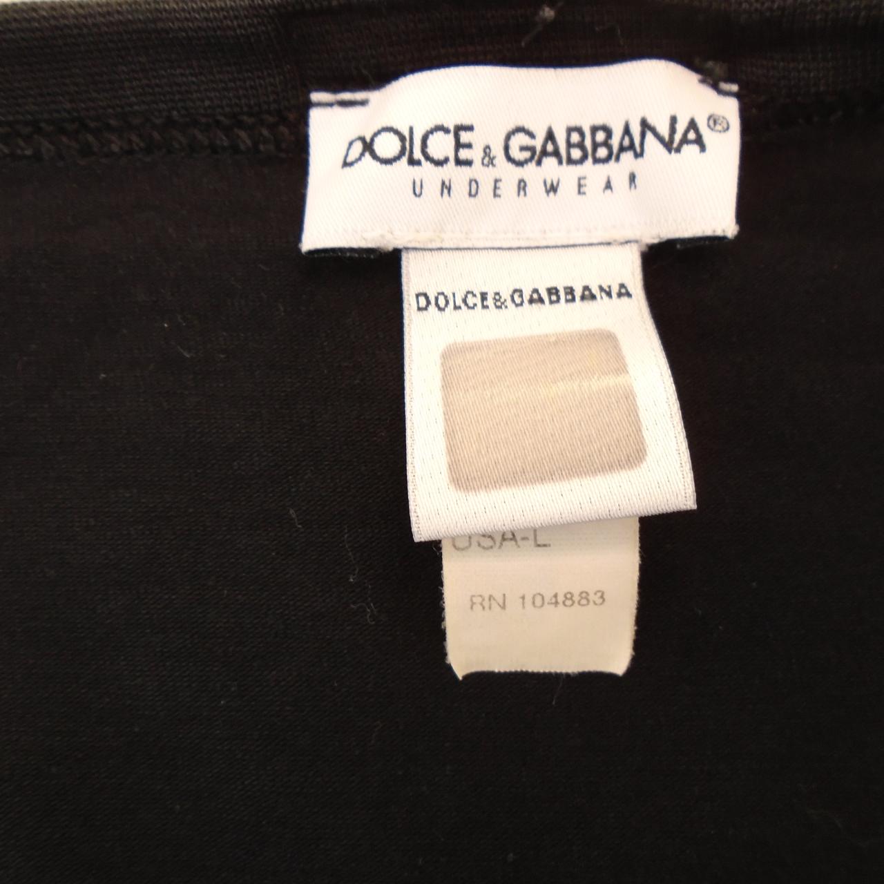 Camiseta de hombre Dolce & Gabbana.  Negro.  SG.  Usó.  Bien