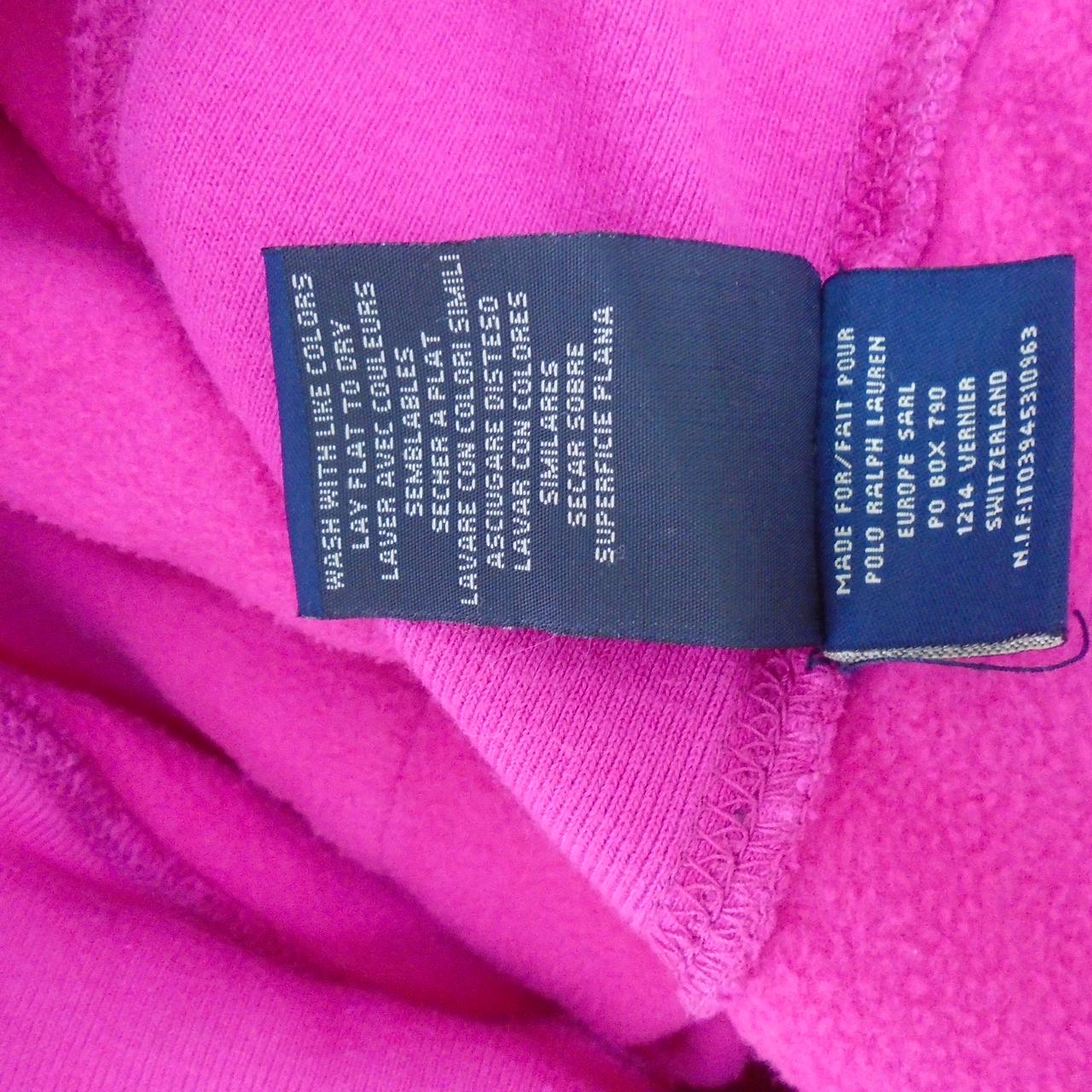 Women's Track Jacket Ralph Lauren. Pink. L. Used. Good