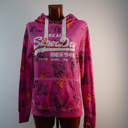 Women's Hoodie Superdry. Pink. M. Used. Good