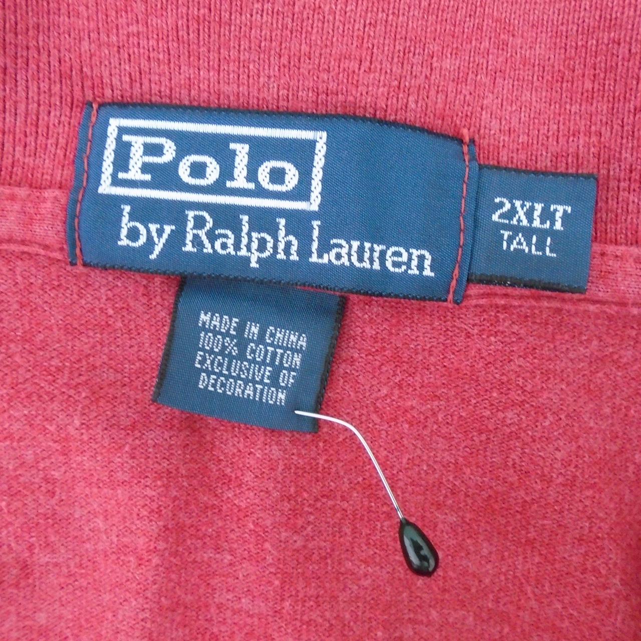 Polo Ralph Lauren para hombre. Rojo. XXL. Usado. En buen estado.