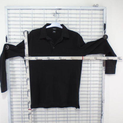 Men's Polo Hugo Boss. Black. S. Used. Good