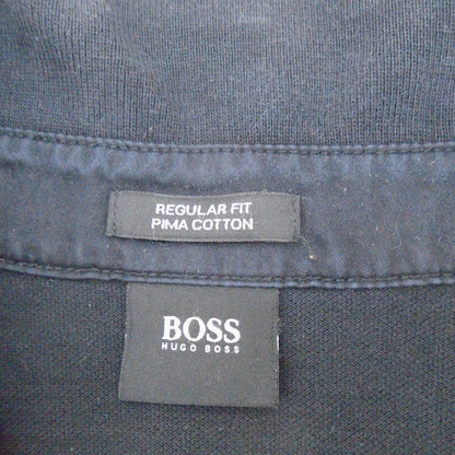 Men's Polo Hugo Boss. Black. S. Used. Good