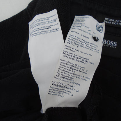 Men's Polo Hugo Boss. Black. S. Used. Good