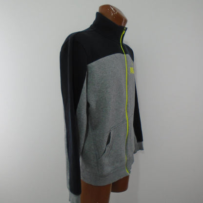 Men's Track Jacket puma. Grey. L. Used. Good