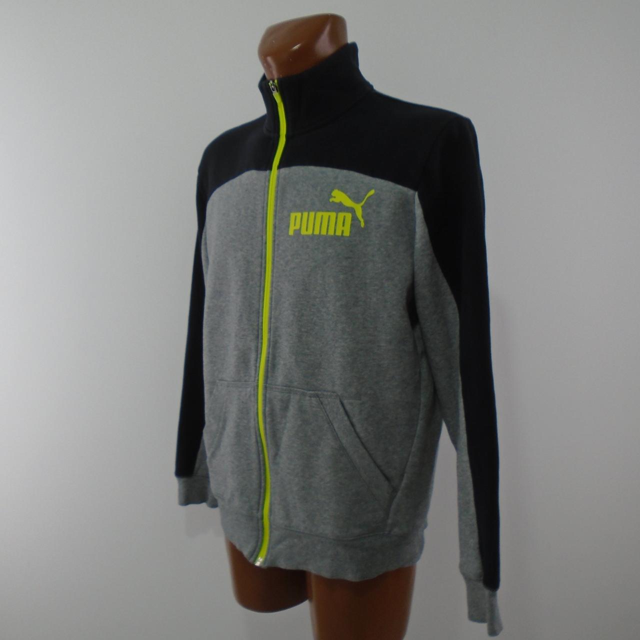 Men's Track Jacket puma. Grey. L. Used. Good