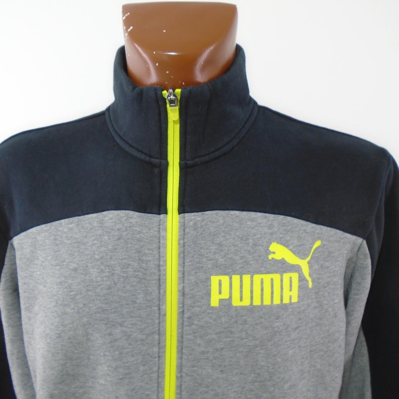 Men's Track Jacket puma. Grey. L. Used. Good