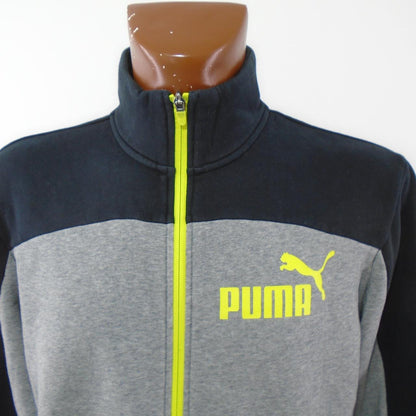 Men's Track Jacket puma. Grey. L. Used. Good