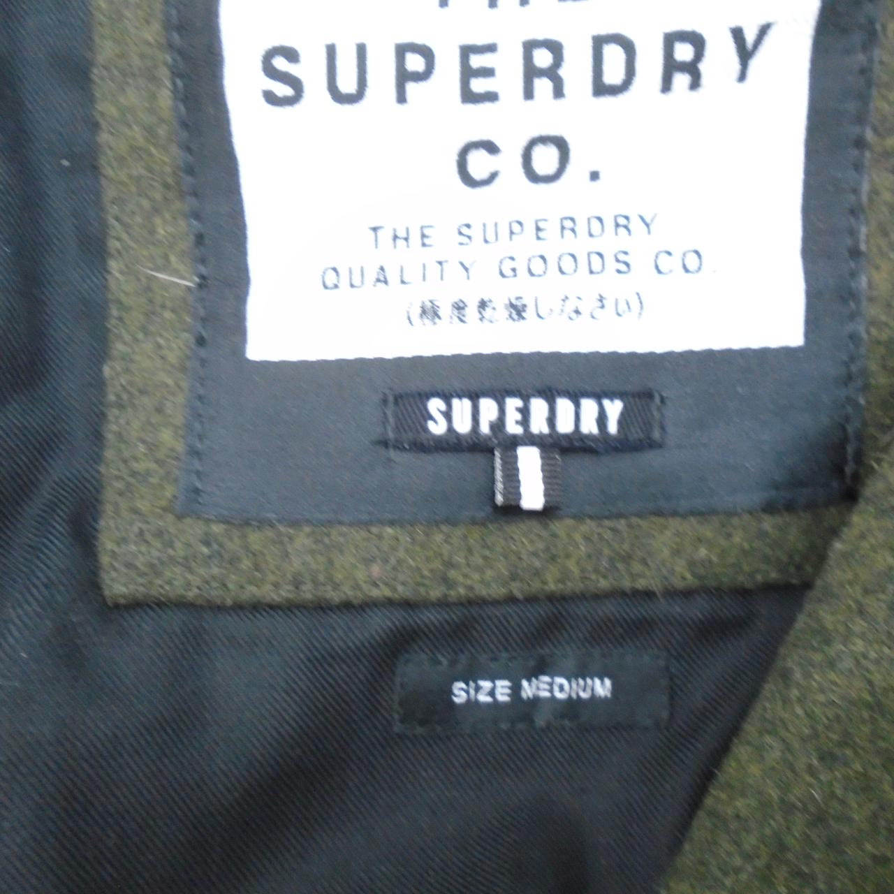 Women's Coat Superdry. Khaki. M. Used. Good