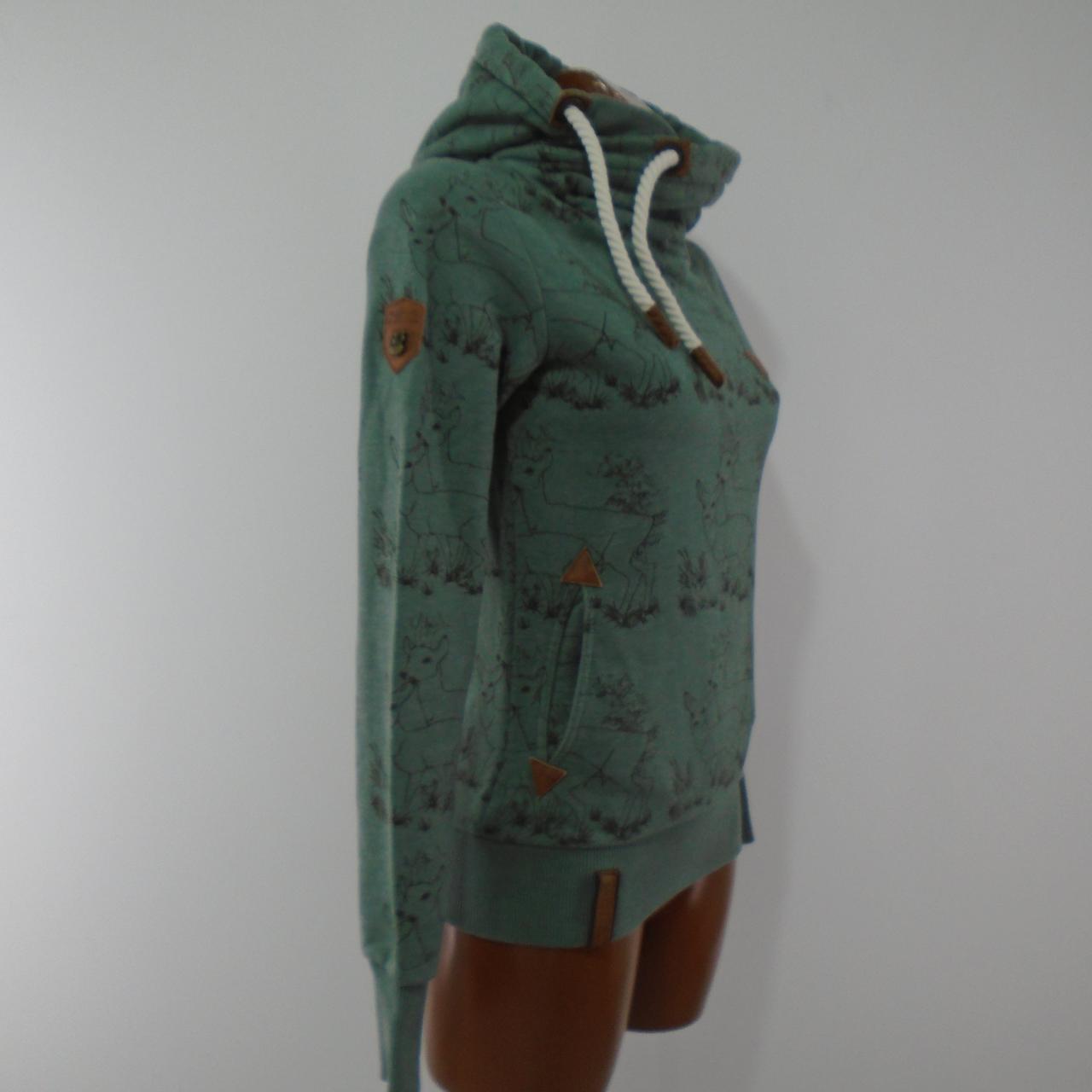 Women's Hoodie Naketano. Green. XS. Used. Good