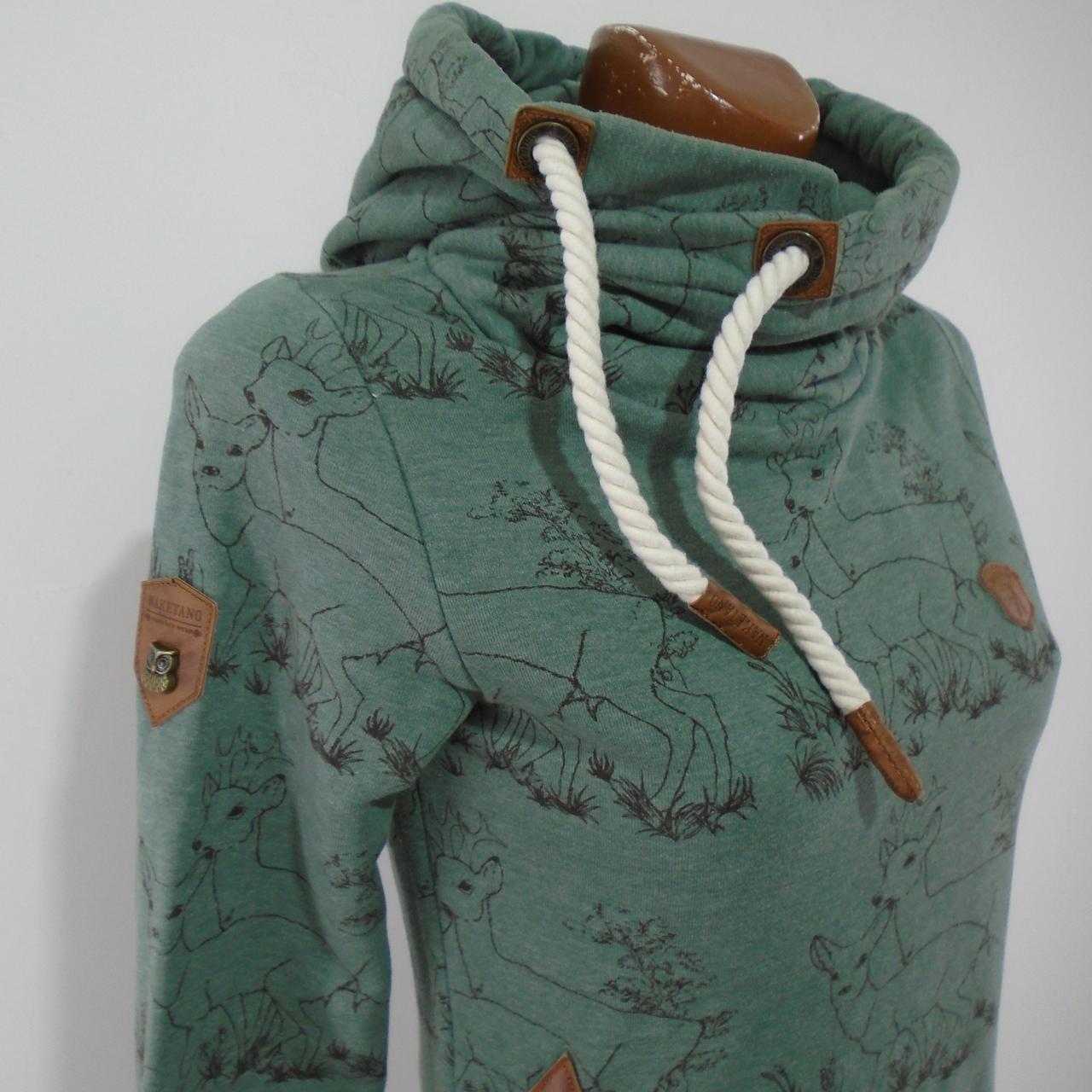 Women's Hoodie Naketano. Green. XS. Used. Good