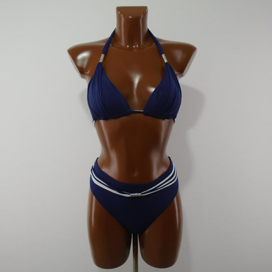 Women's Swimsuit Calzedonia. Dark blue. L. Used. Good