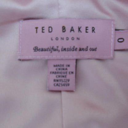 Vestido de mujer Ted Baker. Rosa. XS. Usado. Bien