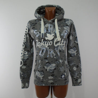 Sudadera con capucha para mujer Superdry. Gris. S. Usado. Bien