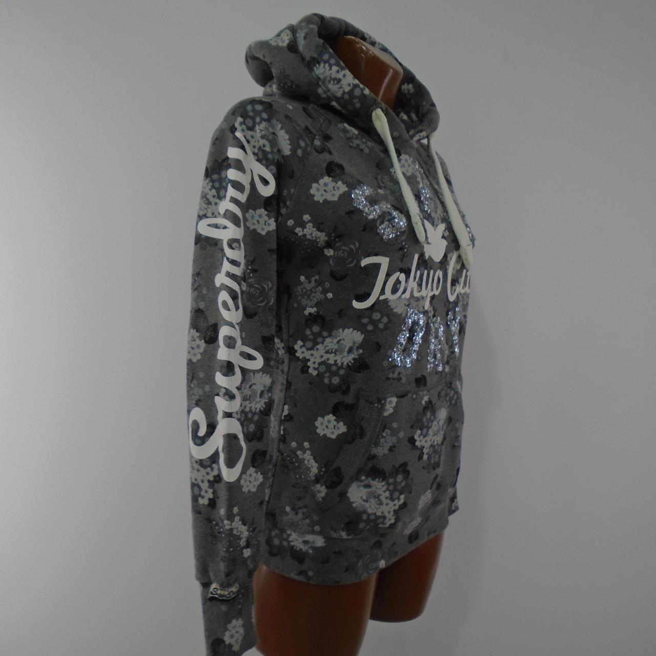 Women's Hoodie Superdry. Grey. S. Used. Good