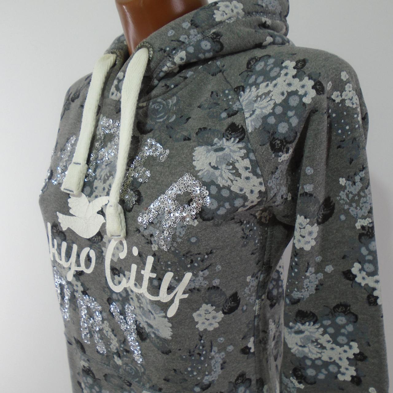 Sudadera con capucha para mujer Superdry. Gris. S. Usado. Bien