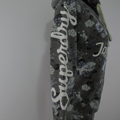 Sudadera con capucha para mujer Superdry. Gris. S. Usado. Bien