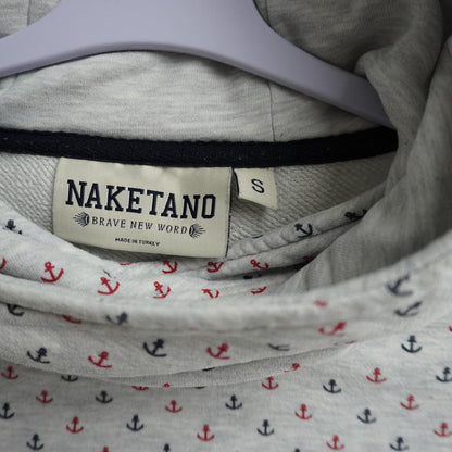 Women's Hoodie Naketano. Grey. S. Used. Good