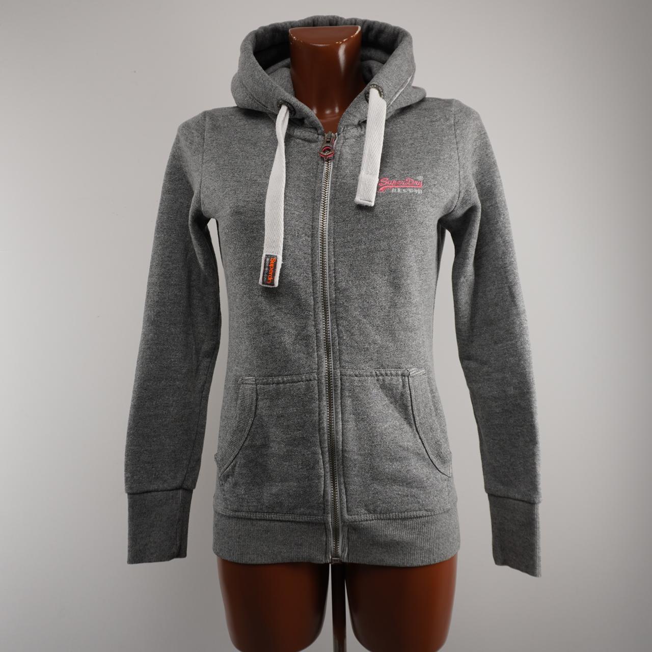 Women's Hoodie Superdry. Grey. S. Used. Good