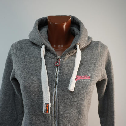 Women's Hoodie Superdry. Grey. S. Used. Good