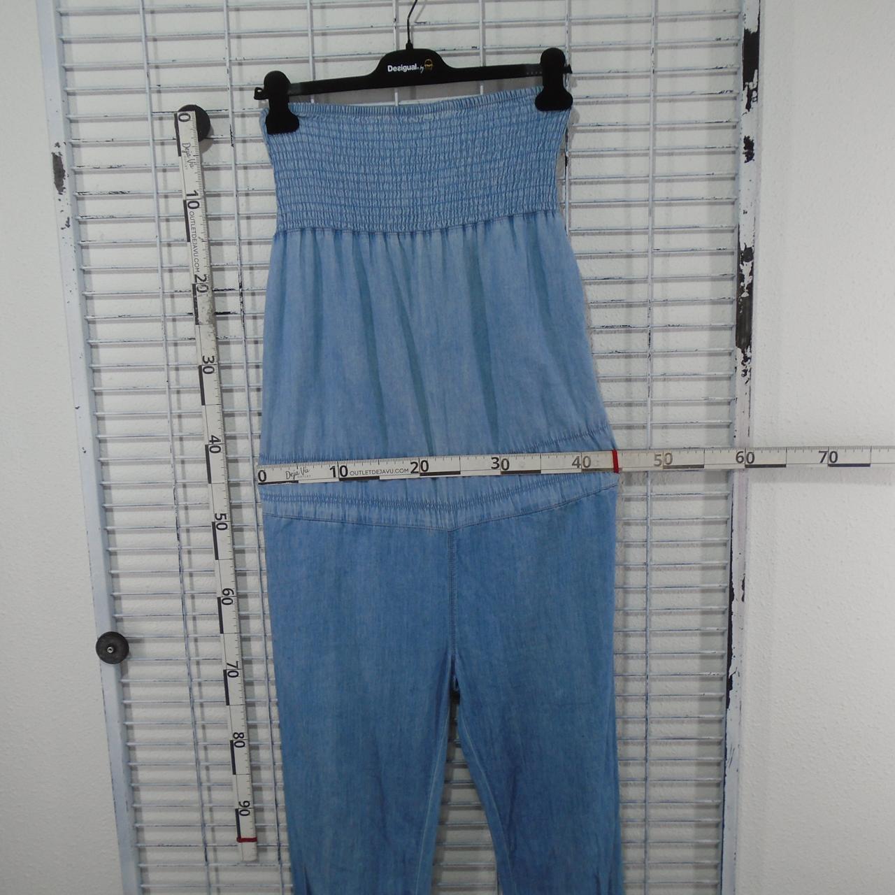 Pantalones Mujer Bershka. Azul. M. Usado. Bien