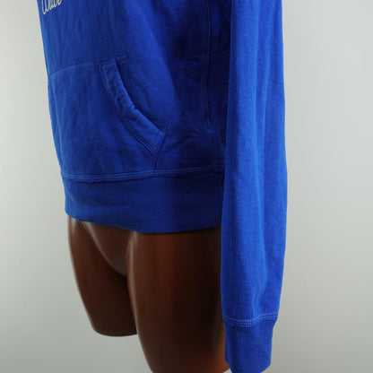 Sudadera con capucha para mujer Hollister. Azul oscuro. Talla M. Usada. En buen estado.