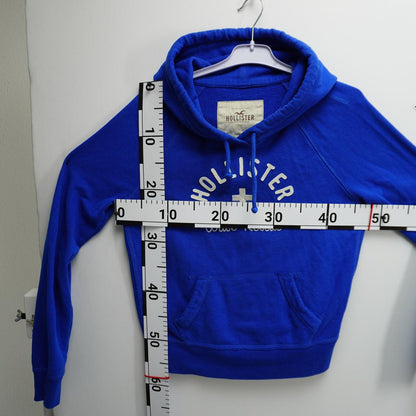 Sudadera con capucha para mujer Hollister. Azul oscuro. Talla M. Usada. En buen estado.