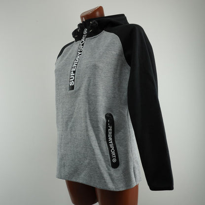 Sudadera con capucha para mujer Superdry. Gris. SG. Usado. Bien