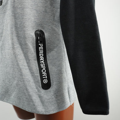 Sudadera con capucha para mujer Superdry. Gris. SG. Usado. Bien