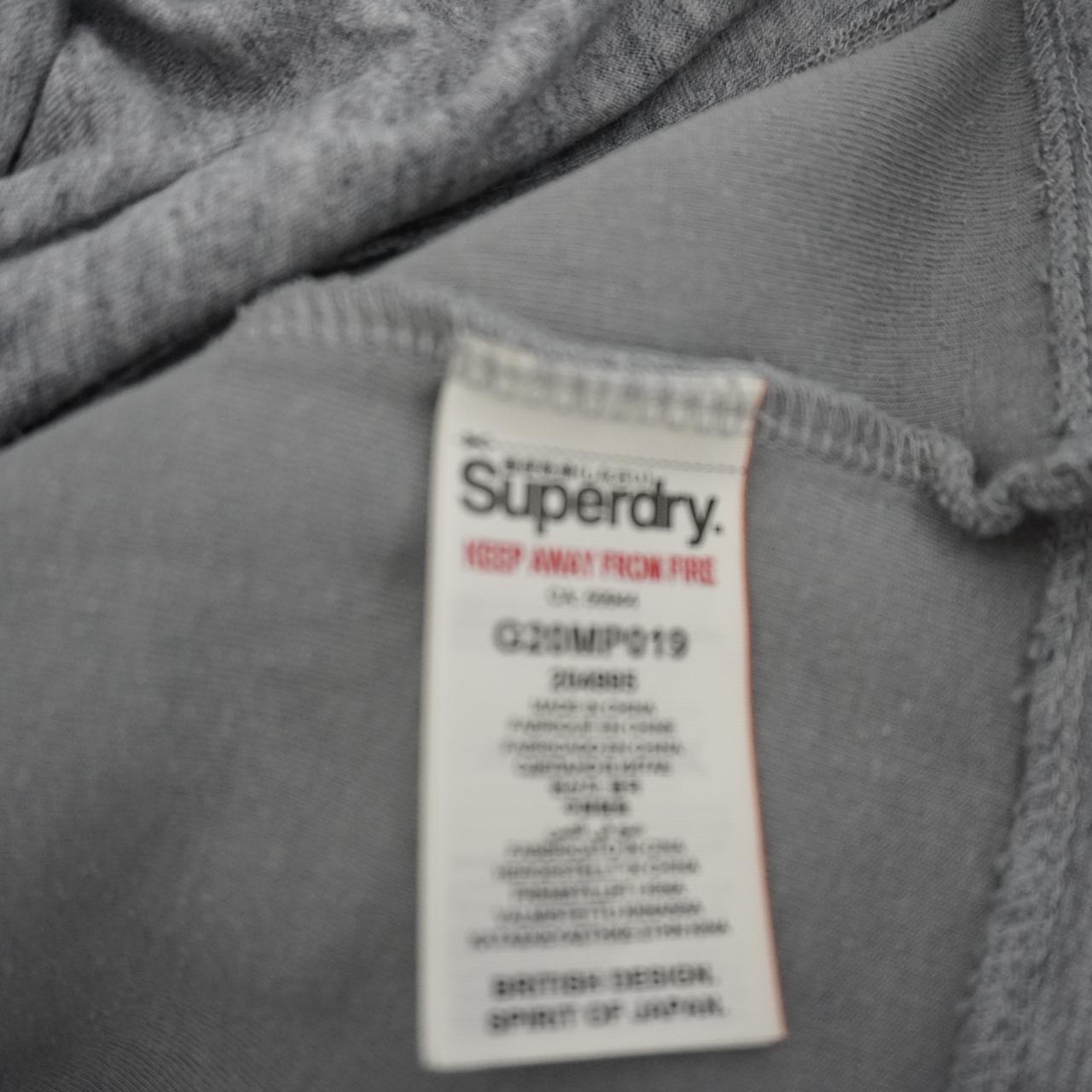 Sudadera con capucha para mujer Superdry. Gris. SG. Usado. Bien