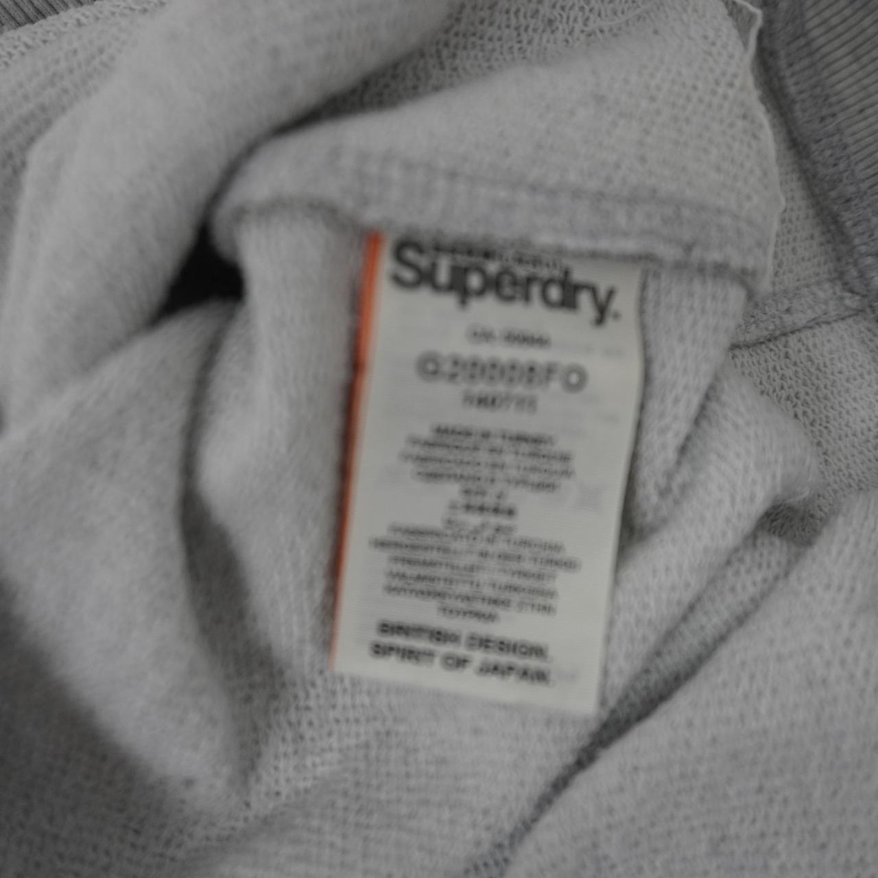 Sudadera para mujer Superdry. Gris. L.Usado. Bien