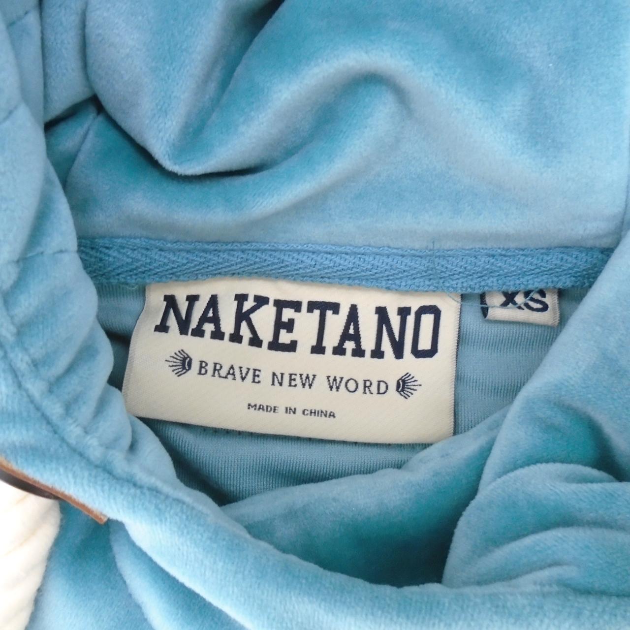 Sudadera con capucha para mujer Naketano. Azul. XS. Usado. Bien