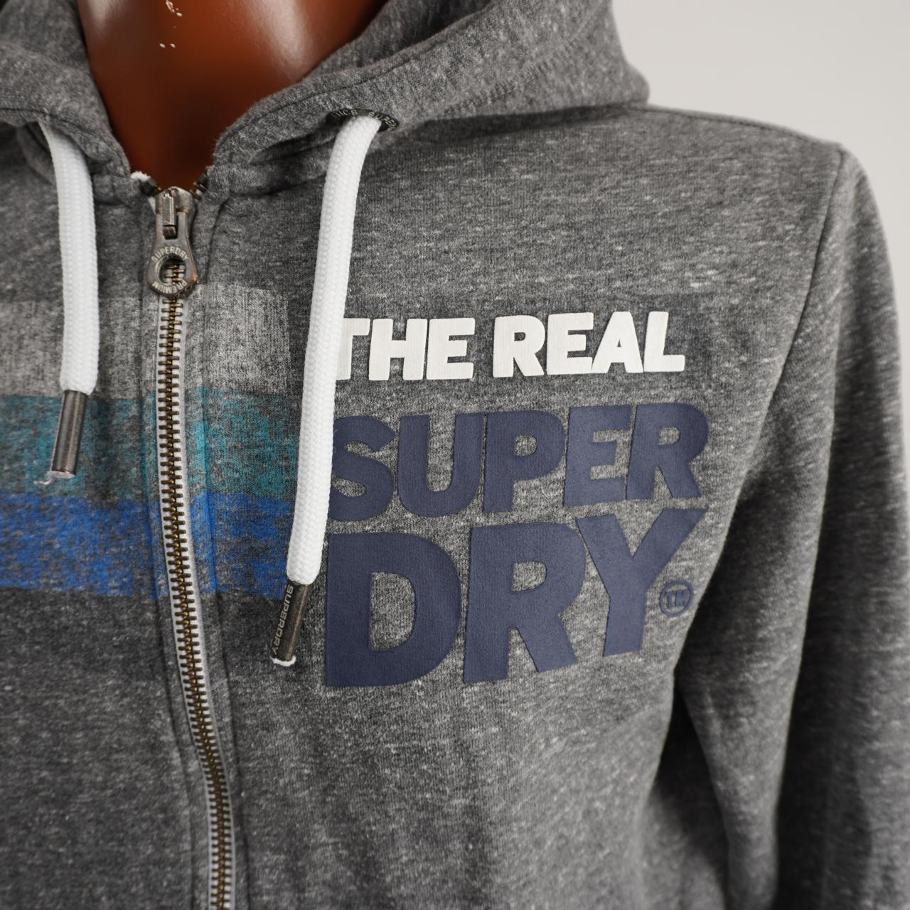 Sudadera con capucha para hombre Superdry. Gris. M. Usado. Bien