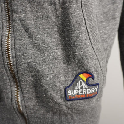 Sudadera con capucha para hombre Superdry. Gris. M. Usado. Bien